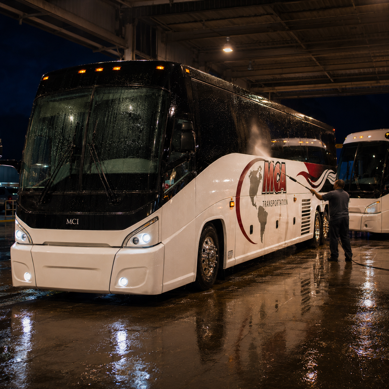 MCA overnight cleaning and fueling crew